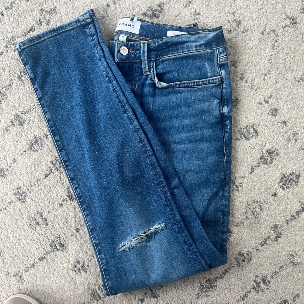 FRAME L'Homme Skinny Fit Jeans, Size 32